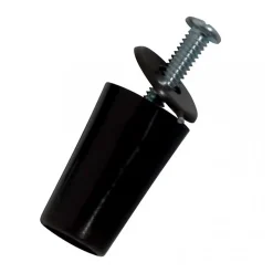 Butée ronde 40mm noir Protecta pour volet roulant vendue par 2