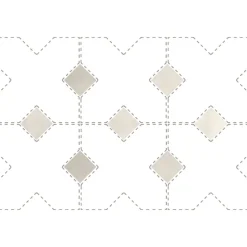 Cabochon sol / mur mate 3,4x3,4 cm Taco KASBAH CANVAS MATT