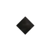Cabochon sol / mur uni noir mate 4,6x4,6 cm TACO OCTAGON NEGRO