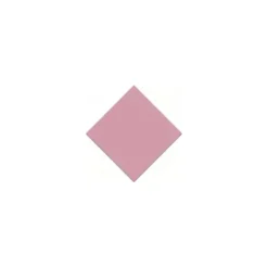 Cabochon sol / mur uni rose 4x4 cm VODEVIL TACO DOME PINK (vendu par boite de 100 pièces)