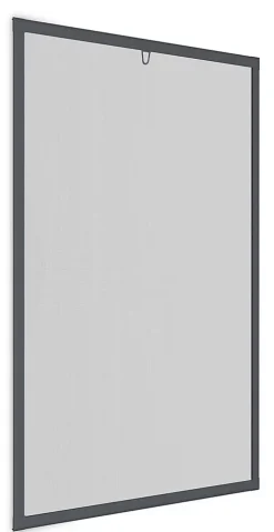 Cadre moustiquaire de fenêtre en alu gris Easyline 130 x 150 cm