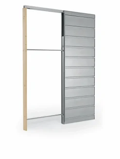 Caisson à galandage H.204 x l.70 cm pour porte coulissante Rhea