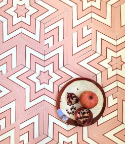 Carreaux de ciment véritable - Desert Rose - Pink