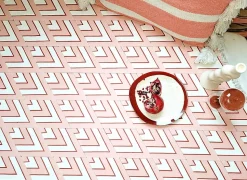 Carreaux de ciment véritable - Desert Rose - Pink