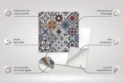 Carreaux vinyle Tulup 30x30 cm Arabesque 9 pcs