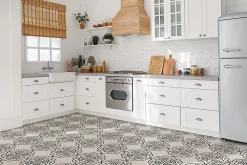 Carreaux vinyle Tulup 30x30 cm Croix géométrique 9 pcs