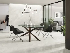 Carrelage Aspect marbre Lumos gris 80x80 cm