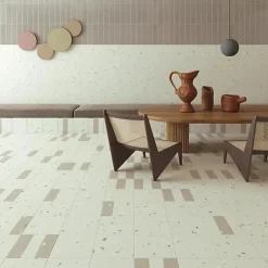 Carrelage Aspect terrazzo Aroma gris grain 20x20 cm