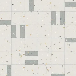 Carrelage Aspect terrazzo Aroma bleu grain 20x20 cm