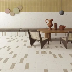Carrelage Aspect terrazzo Aroma orange grain 20x20 cm