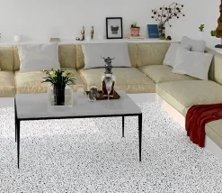 Carrelage Aspect terrazzo Dura blanc 20x20 cm