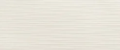 Carrelage 3D Blanc Linea 120x50x0,85 cm Mat Trinella - Mur intérieur (vendu par carton de 1,8 m²) - RO'MA CARRELAGE