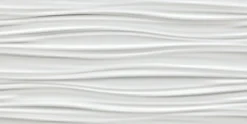 Carrelage 3D Blanc Wave 80x40x1 cm Mat Cavaro - Mur intérieur (vendu par carton de 1,28 m²) - RO'MA CARRELAGE