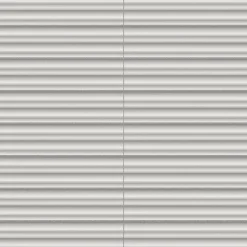 Carrelage 3D Blanc 25x5x1,2 cm Iseron - Mur intérieur - RO'MA CARRELAGE