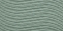 Carrelage 3D Vert Sauge Fall 80x40x1 cm Mat Cavaro - Mur intérieur (vendu par carton de 1,28 m²) - RO'MA CARRELAGE