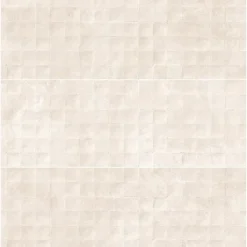 Carrelage effet Béton 3D Beige Lin Cuadro 100x33,3x0,98 cm Montelis - Mur intérieur - RO'MA CARRELAGE