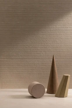 Carrelage effet Béton 3D Beige Chanvre Draw 120x50x0,85 cm Mat Talvoro - Mur intérieur (vendu par carton de 1,8 m²) - RO'MA CARREL