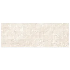 Carrelage effet Béton 3D Beige Lin Flor 100x33,3x0,98 cm Montelis - Mur intérieur - RO'MA CARRELAGE