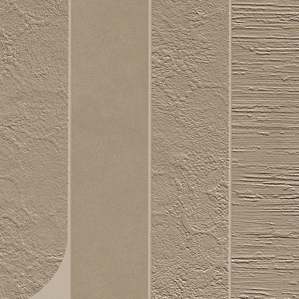 Carrelage effet Béton 3D Blanc Minéral Mix 50x40,5x0,85 cm Mat Benzaro - Mur intérieur (vendu par carton de 1,22 m²) - RO'MA CARRE