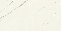 Carrelage effet Marbre Blanc Calacatta Alba 240x120x0,9 cm Brillant Montira - Mur intérieur (vendu par carton de 2,88 m²) - RO'MA