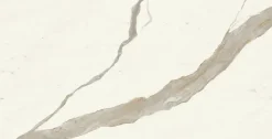 Carrelage effet Marbre Blanc Calacatta Alba 150x75x0,9 cm Brillant Montira - Sol et mur intérieur (vendu par carton de 2,25 m²) -
