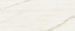 Carrelage effet Marbre 3D Blanc Calacatta Sublime Claw 120x50x0,85 cm Mat Venerio - Mur intérieur (vendu par carton de 1,8 m²) - R