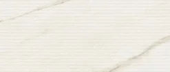Carrelage effet Marbre 3D Blanc Calacatta Sublime Stripe 120x50x0,85 cm Mat Venerio - Mur intérieur (vendu par carton de 1,8 m²) -