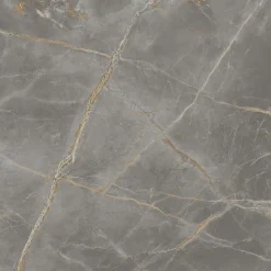 Carrelage effet Marbre Gris Titan 120x120x0,9 cm Brillant Montira - Sol et mur intérieur (vendu par carton de 2,88 m²) - RO'MA CAR