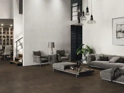 Carrelage Effet métal Roof marron Lappato 80x80 cm