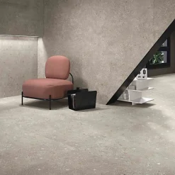 Carrelage Effet Terrazzo AMA 60x60 Rectifié Tortora - Les Carreaux de Jean