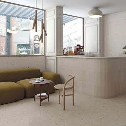 Carrelage Effet Terrazzo CROCCANTE 80x80 Avellana - Les Carreaux de Jean
