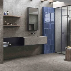 Carrelage Effet Terrazzo AMA 60x60 Rectifié Graphite - Les Carreaux de Jean