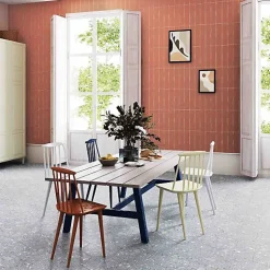 Carrelage Effet Terrazzo Hexagonal AROUSA 25,8x29 Azul - Les Carreaux de Jean