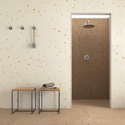 Carrelage Effet Terrazzo CROCCANTE 60x60 Nuez - Les Carreaux de Jean