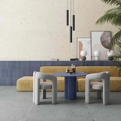 Carrelage Effet Terrazzo CROCCANTE 80x80 Arandano - Les Carreaux de Jean