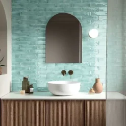 Carrelage Effet Zellige Bleu Ciel FUSION Acquamarina 6x25cm - Les Carreaux de Jean