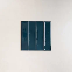 Carrelage Effet Zellige Bleu Foncé NARA Pacifico Gloss 7,5x30cm - Les Carreaux de Jean