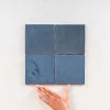 Carrelage Effet Zellige Bleu Nuit LA RIVIERA 13,2x13,2 Blue Reef - Les Carreaux de Jean
