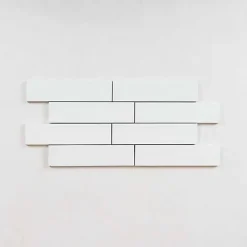 Carrelage Effet Zellige Blanc TANGER 6x24 White - Les Carreaux de Jean