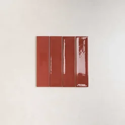 Carrelage Effet Zellige Bordeaux NARA Burdeos Gloss 7,5x30cm - Les Carreaux de Jean