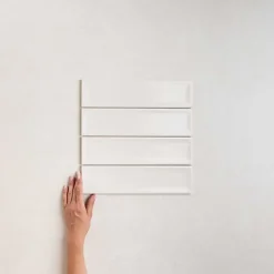 Carrelage Effet Zellige Blanc NARA Blanco Mate 7,5x30cm - Les Carreaux de Jean