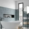 Carrelage Effet Zellige Bleu ARGILE 6x24,6 Sky - Les Carreaux de Jean
