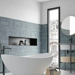 Carrelage Effet Zellige Bleu ARGILE 6x24,6 Sky - Les Carreaux de Jean