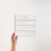 Carrelage Effet Zellige Blanc NARA Blanco Gloss 7,5x30cm - Les Carreaux de Jean