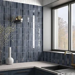 Carrelage Effet Zellige Bleu Nuit COLO Matt 5x15 blue night - Les Carreaux de Jean