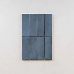 Carrelage Effet Zellige Bleu Nuit COLO Matt 5x15 blue night - Les Carreaux de Jean