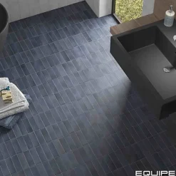 Carrelage Effet Zellige Bleu Nuit COLO Matt 5x15 blue night - Les Carreaux de Jean
