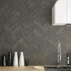 Carrelage Effet Zellige MITTE Gris 6,5x20 - Les Carreaux de Jean