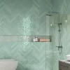 Carrelage effet zellige 6,5x39,6cm FADO ACQUA