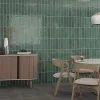 carrelage effet zellige 8x31,5 cm luca jade